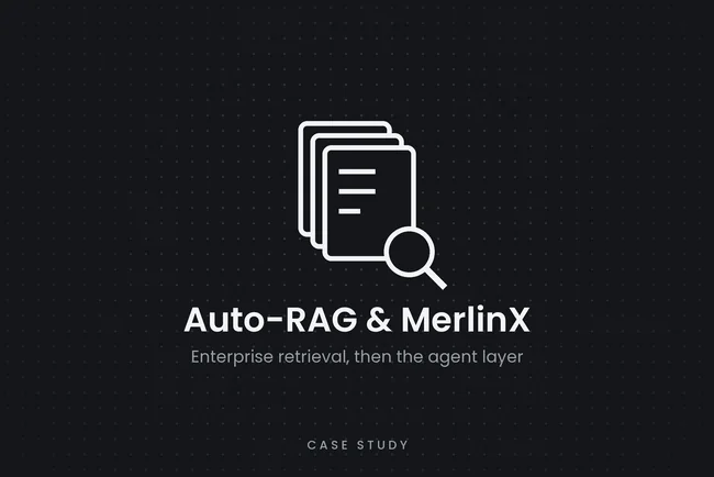 The retrieval platform I architected and solo-built at DXWand, the agentic SaaS that grew out of it, and the cost decision that cut spend per conversation by 73% across 840 agents.